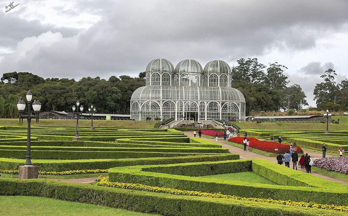 Curitiba o que fazer em um dia 4 dicas Jardim Botânico Palácio de Cristal