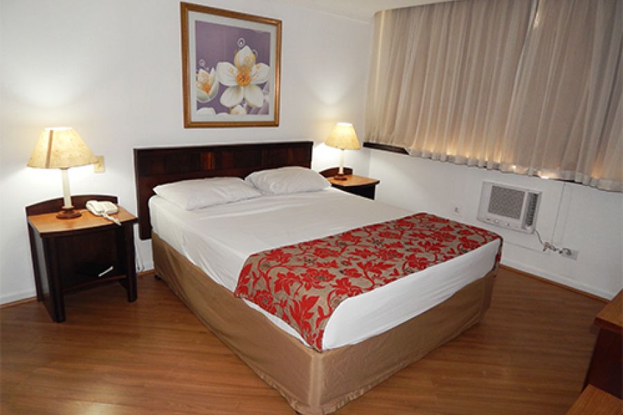 4 vantagens de ficar em Dan Inn Curitiba hotel quarto